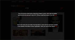 Desktop Screenshot of markuslehner.com